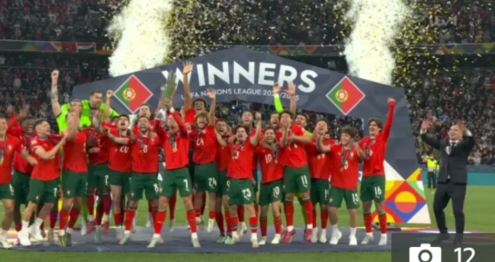 PORTUGAL 2 SPAIN 2 (5-3 on pens) Ronaldo and Co Win Nations League by epic penalty shootout