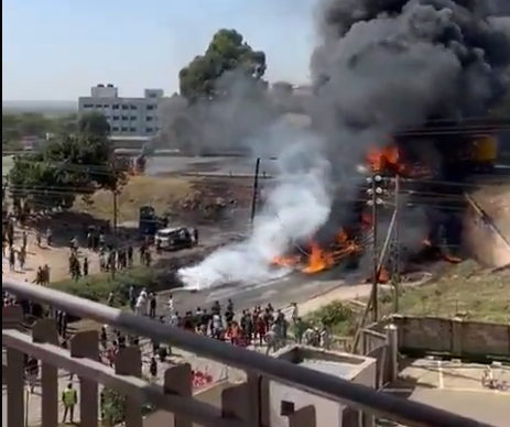 Nairobi Southern Bypass Horror: Fuel Tanker Explodes in Deadly Crash, Killing One