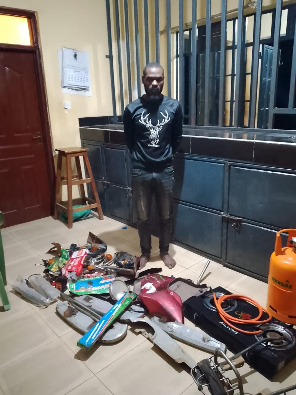 Nightmare Gang Busted in Kisumu as Police Recover Motorcycles, Electronics and Stolen Goods
