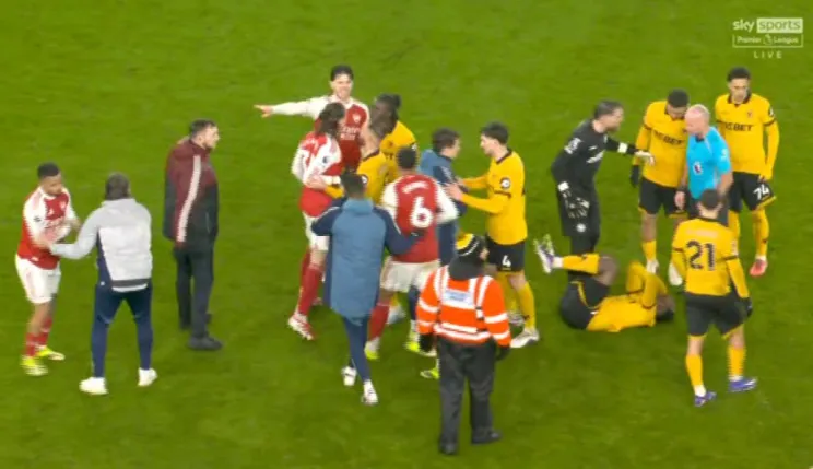 TITLE RACE TWIST: Arsenal Blow 2–0 Lead at Wolves as Tempers Explode in Chaotic Finish
