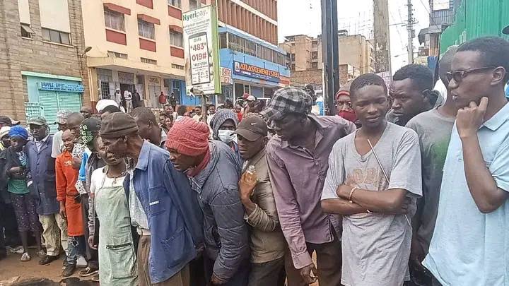 “Mwizi, Wezi Hawa” Kakamega Residents Watch Mouth Open After 10 Thieves Call for a Crusade at Market Centre